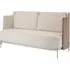 Markeb 2-Seater Sofa - White, Fabric