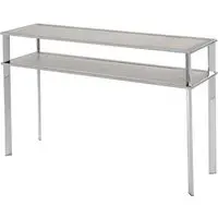 Markeb Console Table - White, Porcelain