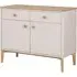 Marlon Sideboard with 2 Doors 2 Drawers - Oak, Taupe