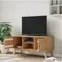 Marlow TV Stand with 2 Doors - Brown