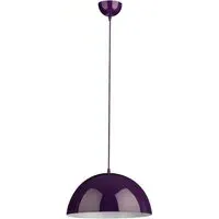 Marlyn Dome Pendant Light - Purple, Metal