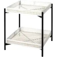 Marostica Square Side Table - Cream, Metal