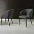 Mars Dining Chairs - Dark Grey, Fabric