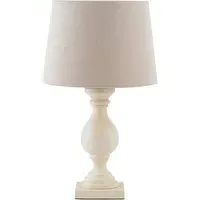 Marsham Table Lamp - Ivory, Wood