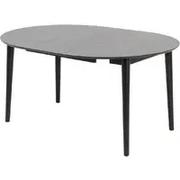 Marshfield Round Extendable Dining Table - Black, Wood