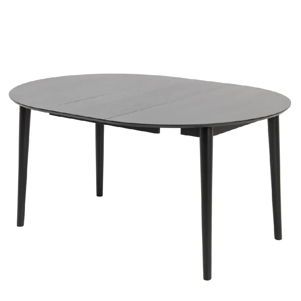 Marshfield Round Extendable Dining Table - Black, Wood image