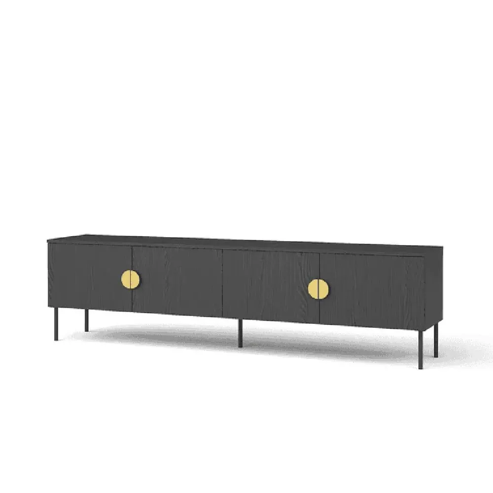 Marshfield TV Stand with 4 Doors - Graphite image