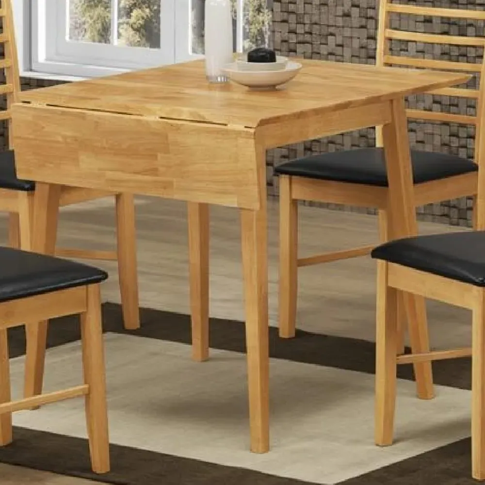 Marsic Square Drop Leaf Dining Table - Oak, Wood