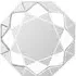 Martico Faceted Octagonal Wall Mirror - Silver, Metal