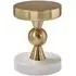 Martina Round Side Table - Gold, MDF