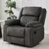 Martinez 1-Seater Recliner Sofa - Iron, Fabric