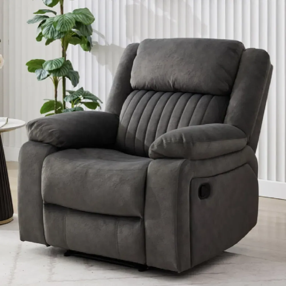 Martinez 1-Seater Recliner Sofa - Iron, Fabric image