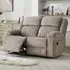 Martinez 2-Seater Recliner Sofa - Taupe, Fabric