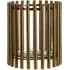 Martino Small Glass Candle Holder - Gold, Steel