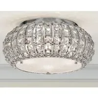 Marylin 4 Light Ceiling Light - Chrome, Crystal Glass