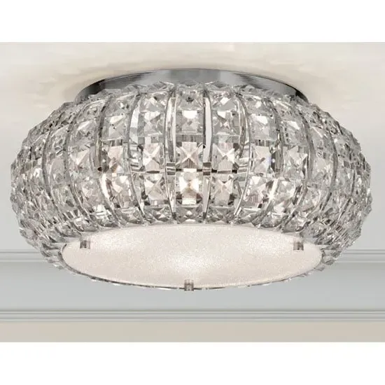 Marylin 4 Light Ceiling Light - Chrome, Crystal Glass image