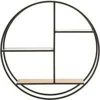 Masaya 3-Tier Wall Shelving Unit - Black