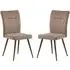 Mason Dining Chairs - Mocha, Fabric