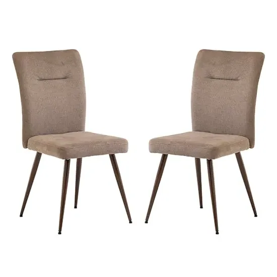 Mason Dining Chairs - Mocha, Fabric image