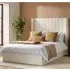 Maspeth Double Ottoman Bed with Storage - White, Fabric