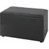 Massillon Large Storage Ottoman with Storage - Black, Fabric
