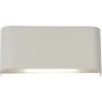 Match Box LED Up Down Wall Light - White