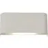 Match Box LED Up Down Wall Light - White