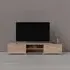 Matcher TV Stand with 2 Drawers 2 Shelves - Oak
