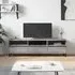 Mateo TV Stand with Storage - Grey, Engineered Wood