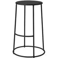 Matron Bar Stool - Black, Metal