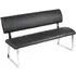 Mattis 3-Seater Dining Bench - Black, Faux Leather