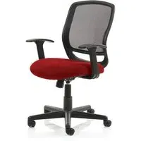 Mave Task Office Chair with T-Bar Arms - Black, Mesh