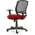 Mave Task Office Chair with T-Bar Arms - Black, Mesh