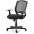 Mave Task Office Chair with T-Bar Arms - Black, Mesh