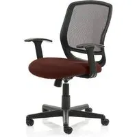 Mave Task Office Chair with T-Bar Arms - Black, Mesh