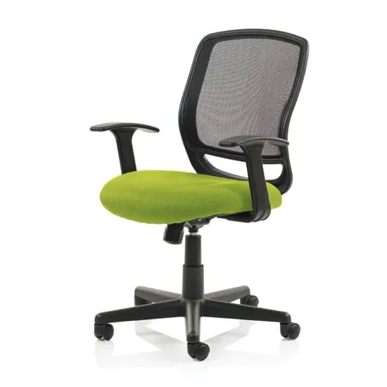 Mave Task Office Chair with T-Bar Arms - Black, Mesh