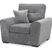 Maxton 1-Seater Sofa Armchair - Grey, Fabric alternate view