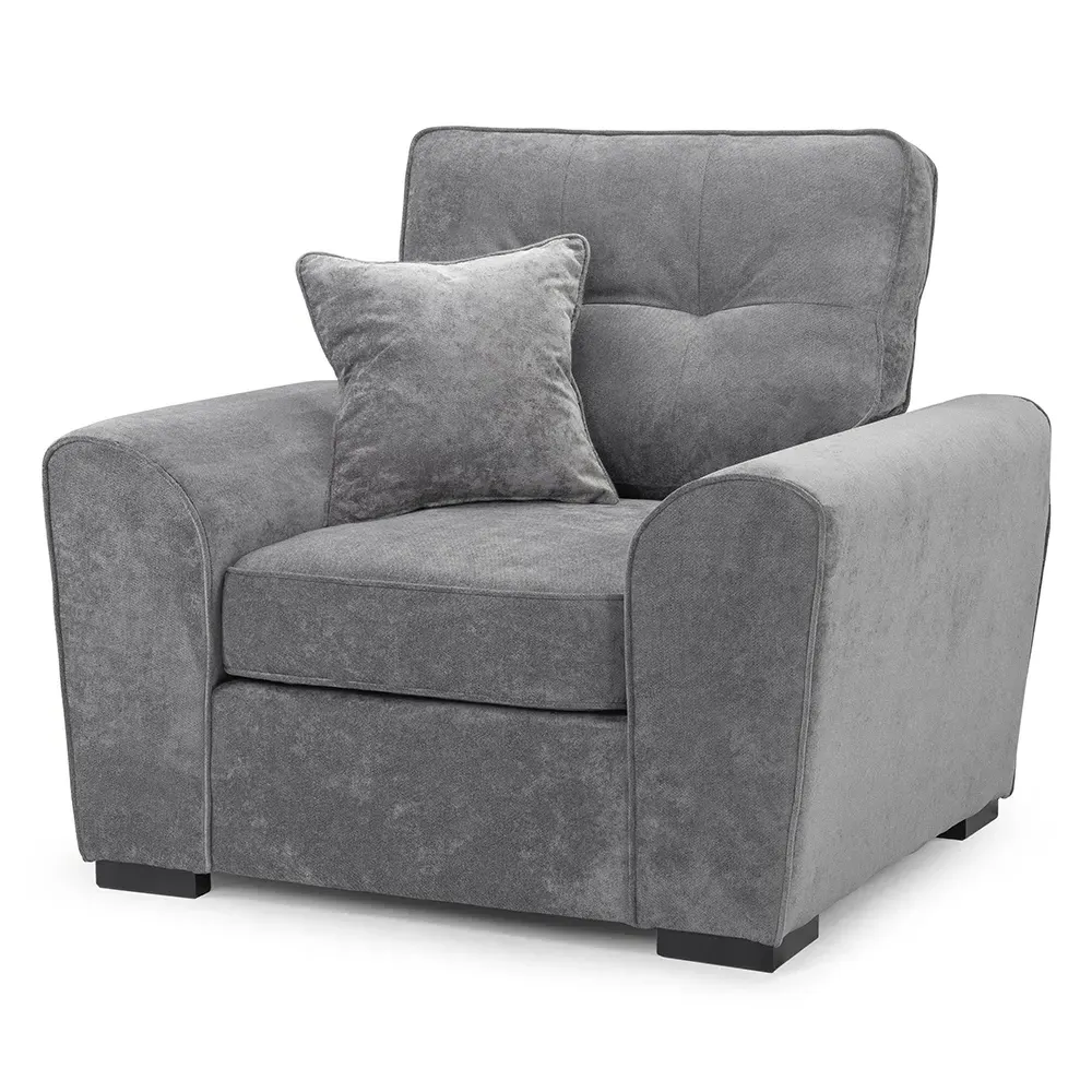 Maxton 1-Seater Sofa Armchair - Grey, Fabric product