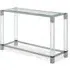 Mayetta Console Table - Clear, Glass