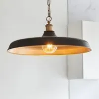 Mayetta Pendant Ceiling Light - Black, Metal