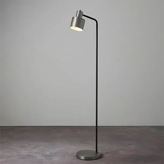 Mayfield Task Floor Lamp - Brushed Silver, Metal image
