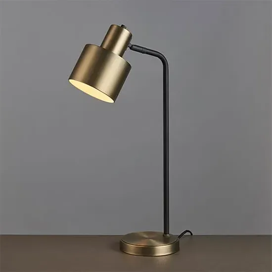 Mayfield Task Table Lamp - Black, Brass image
