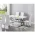 Mayline Extendable Dining Set with Vesta Chairs - White