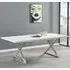 Mayline Extendable Dining Table - White, High Gloss
