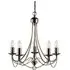 Maypole 5 Light Chandelier - Antique Brass