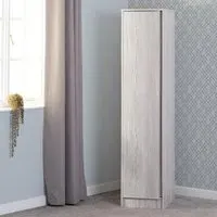 Mcgowan 1 Door Wardrobe - Urban Snow