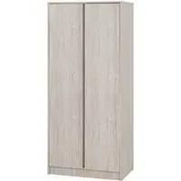 Mcgowan 2 Door Wardrobe - Urban Snow
