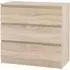 Mcgowan 3-Drawer Chest of Drawers - Sonoma Oak