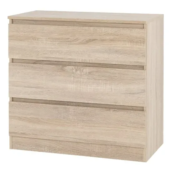 Mcgowan 3-Drawer Chest of Drawers - Sonoma Oak