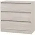 Mcgowan 3-Drawer Chest of Drawers - Urban Snow